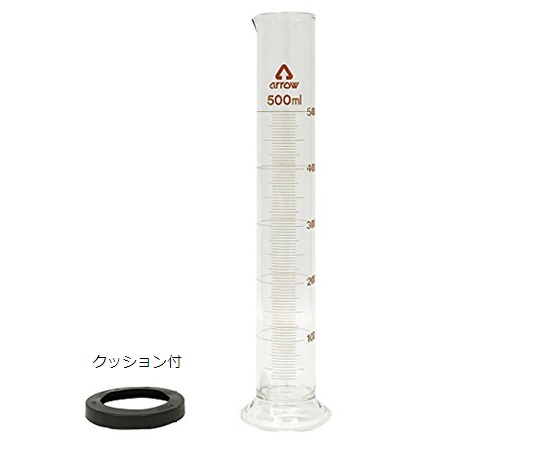 AS ONE 6-231-10 Graduated Cylinder (Hard Glass) 500mL